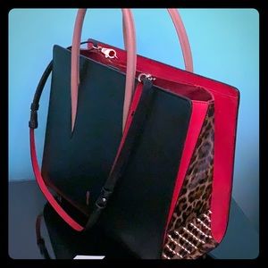 Louboutin large leopard insert Paloma spike